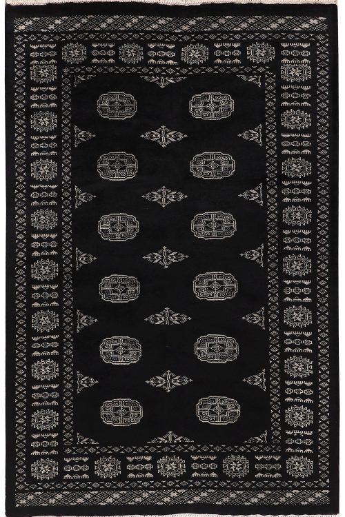 Black Bokhara 4' x 6' 1