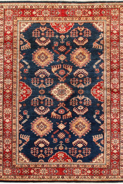 Dark Blue Kazak 5' 1 x 6' 11