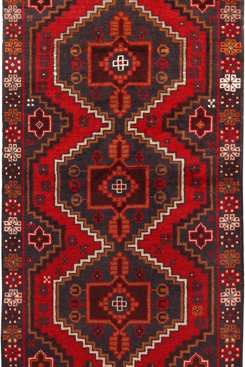 Firebrick Baluchi 3' 7 x 6' 7