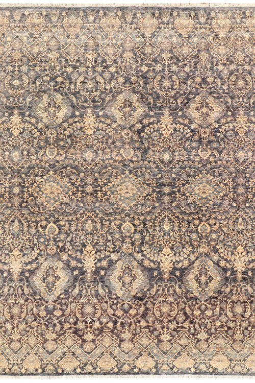 Grey Ikat 8' x 9' 11