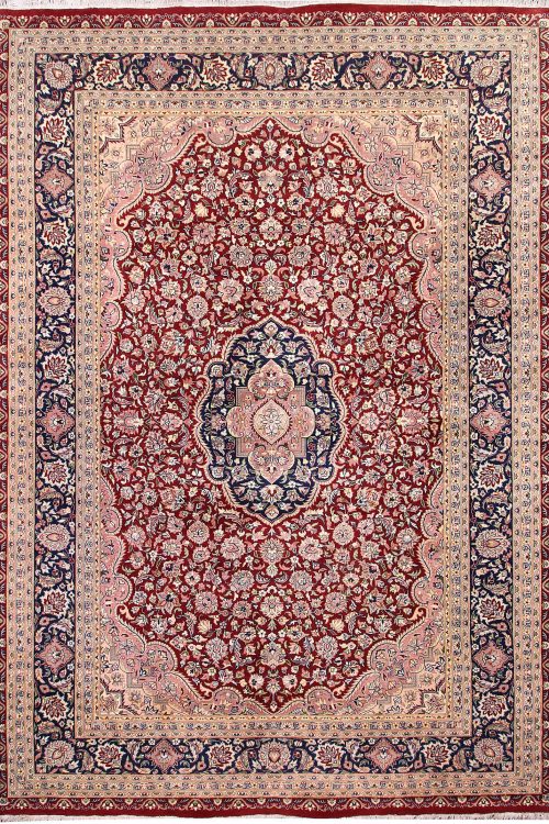 Maroon Isfahan 9' x 12' 6