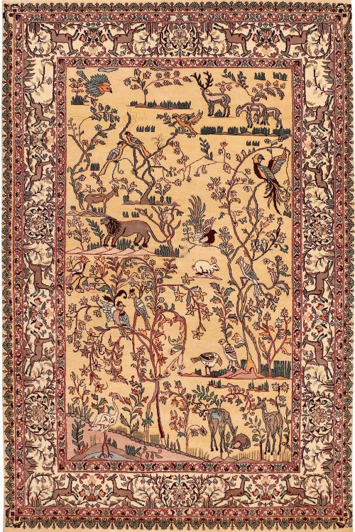 Navajo White Pictorial 4' 7 x 6' 11