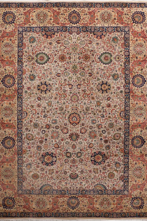 Blanched Almond Mahal 9' 1 x 12' 4 - SKU 37783