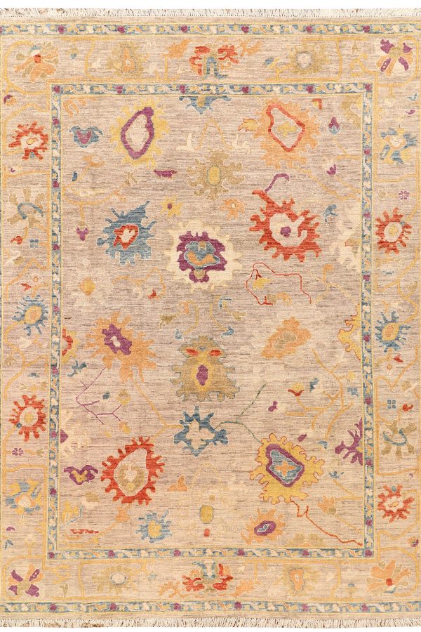 Tan Oushak 9' x 11' 11 - SKU 73481